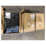 Lot of 22-1/2 in. W x 14 in. D Black Sloping Wire Shelf with 3 in. Lip (Pack of 6) by Econoco (18 Pieces) Customer Returns See Pictures