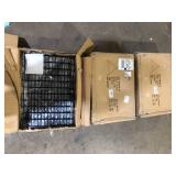 Lot of 22-1/2 in. W x 14 in. D Black Sloping Wire Shelf with 3 in. Lip (Pack of 6) by Econoco (18 Pieces) Customer Returns See Pictures