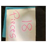 Lot of 22-1/2 in. W x 14 in. D Black Sloping Wire Shelf with 3 in. Lip (Pack of 6) by Econoco (18 Pieces) Customer Returns See Pictures