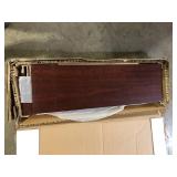 StyleWell 43 in. Dark Brown Wood 3-Shelf Classic Bookcase with Adjustable Shelves Customer Returns See Pictures