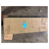 StyleWell 43 in. Dark Brown Wood 3-Shelf Classic Bookcase with Adjustable Shelves Customer Returns See Pictures