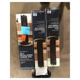 Lot of Hampton Bay 28 in. 3 Speed Oscillating Tower Fan in Black   Customer Returns See Pictures