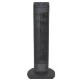 Lot of Hampton Bay 28 in. 3 Speed Oscillating Tower Fan in Black   Customer Returns See Pictures