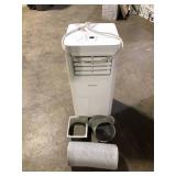 Vissani 5,000 BTU 115-Volt Portable Air Conditioner for 150 sq. ft. Rooms with Dehumidifier and Remote in White Customer Returns See Pictures