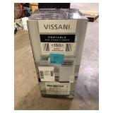 Vissani 5,000 BTU 115-Volt Portable Air Conditioner for 150 sq. ft. Rooms with Dehumidifier and Remote in White Customer Returns See Pictures