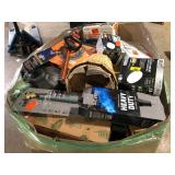 Gaylord of Assorted Tools, Hardware and General Merchandise Various Models and Conditions Customer Returns See Pictures