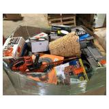 Gaylord of Assorted Tools, Hardware and General Merchandise Various Models and Conditions Customer Returns See Pictures