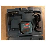 Bosch 65 ft. Dual Power Battery Green Beam Self-Leveling Cross-Line Laser Level with Lithium Ion Battery  Customer Returns See Pictures