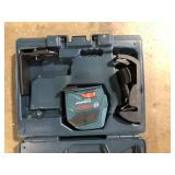 Bosch 65 ft. Dual Power Battery Green Beam Self-Leveling Cross-Line Laser Level with Lithium Ion Battery  Customer Returns See Pictures