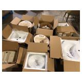 Lot of Assorted Bathroom  Sinks Various Models and Conditions  Customer Returns See Pictures