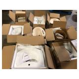 Lot of Assorted Bathroom  Sinks Various Models and Conditions  Customer Returns See Pictures