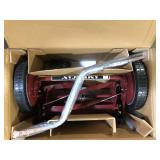 American Lawn Mower Company 14 in. 5-Blade Manual Walk Behind Reel Lawn Mower   Customer Returns See Pictures
