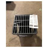 12 in. Square Catch Basin Drain Kit with 2-Opening Catch Basin Steel Grate 2-Outlet Adapters 1-Outlet Plug by NDS   Customer Returns See Pictures