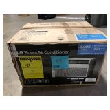 LG 8,000 BTU, 115 Volts, Window Smart Air Conditioner Cools 350 sq. ft. with Remote, WiFi Enabled in White Customer Returns See Pictures