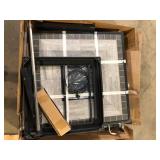 Home Decorators Collection St. Charles Steel and Aluminum Outdoor Fire Pit Table Not Checked  Customer Returns See Pictures