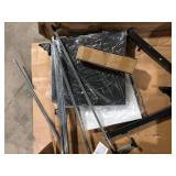 Home Decorators Collection St. Charles Steel and Aluminum Outdoor Fire Pit Table Not Checked  Customer Returns See Pictures