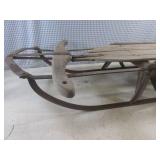 (F-1) Vintage Snow Sled 38" Long...