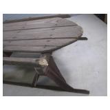 (F-1) Vintage Snow Sled 38" Long...