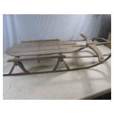 (F-1) Vintage Snow Sled 38" Long...