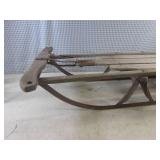 (F-2) Vintage Snow Sled 32 1/2" Lon...