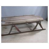 (F-2) Vintage Snow Sled 32 1/2" Lon...