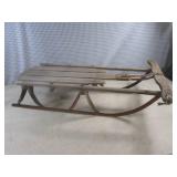(F-2) Vintage Snow Sled 32 1/2" Lon...