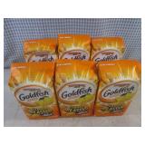 (B-3) 6 Bags of Gold Fish Snack Cra...