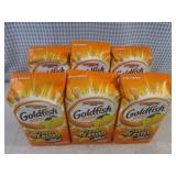(B-3) 6 Bags of Gold Fish Snack Cra...