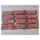 (B-3) 12 Twix 2 Cookie Bars Past Da...