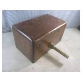 (EC1) Vintage Wood Toilet Water Tan...