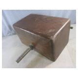 (EC1) Vintage Wood Toilet Water Tan...