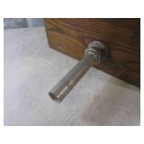 (EC1) Vintage Wood Toilet Water Tan...