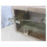 (EC1) Vintage Wood Toilet Water Tan...