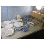 (EW6) Assorted Vintage Plates and B...