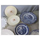 (EW6) Assorted Vintage Plates and B...