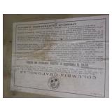 (EC1) Vintage Columbia Grafonola Re...