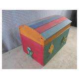 (A-2) Kids Theme Wood Chest 14" x 9...