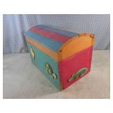 (A-2) Kids Theme Wood Chest 14" x 9...
