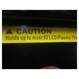 (FRNT) TV Stand with Black Glass Sh...