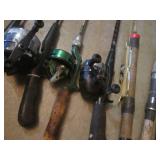 (G-1) Assortment of Fishing Rods wi...