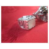 (CNTR) 3 Stainless Steel Biker Ring...