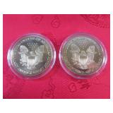 (CNTR) 2 Donald J Trump Coins/Token...