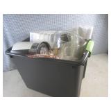 (F-0) Tote of Home Decor / Housewar...