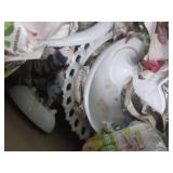 (F-2) Box Full of White / Milk Glas...