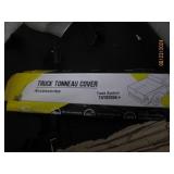 truck bed tonneau hard tri fold cov...