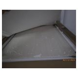 white tv stand...