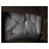 case of white garbage bags...