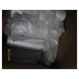 case of white garbage bags...
