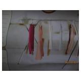 metal clothes rack...