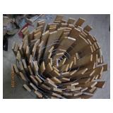 roll of wood snow fence...